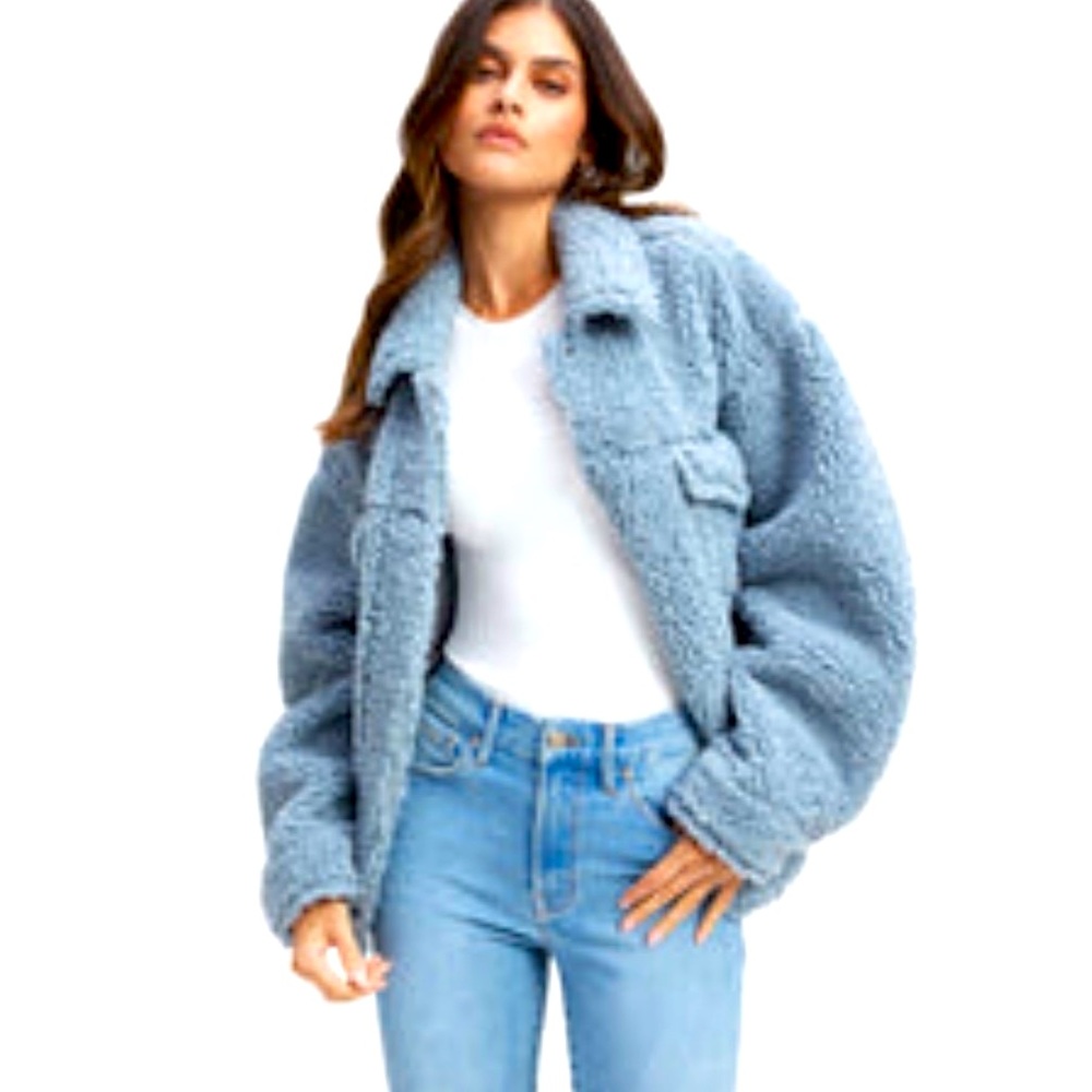 Good American S/M Sherpa jacket